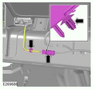 Second Row Center Seatbelt Buckle - 90
